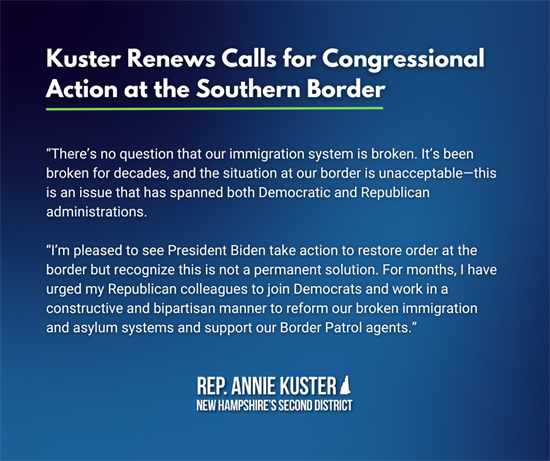 Kuster Executive Order Statement