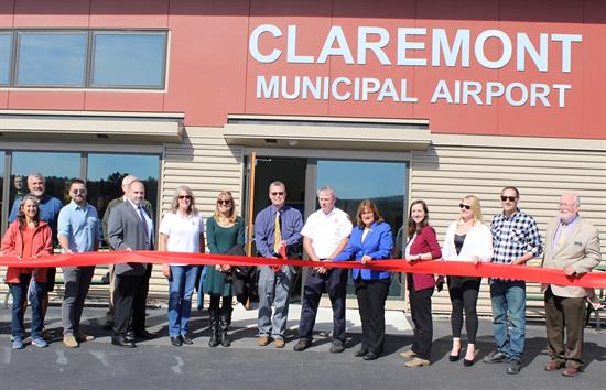 Claremont Airport Ribbon Cutting